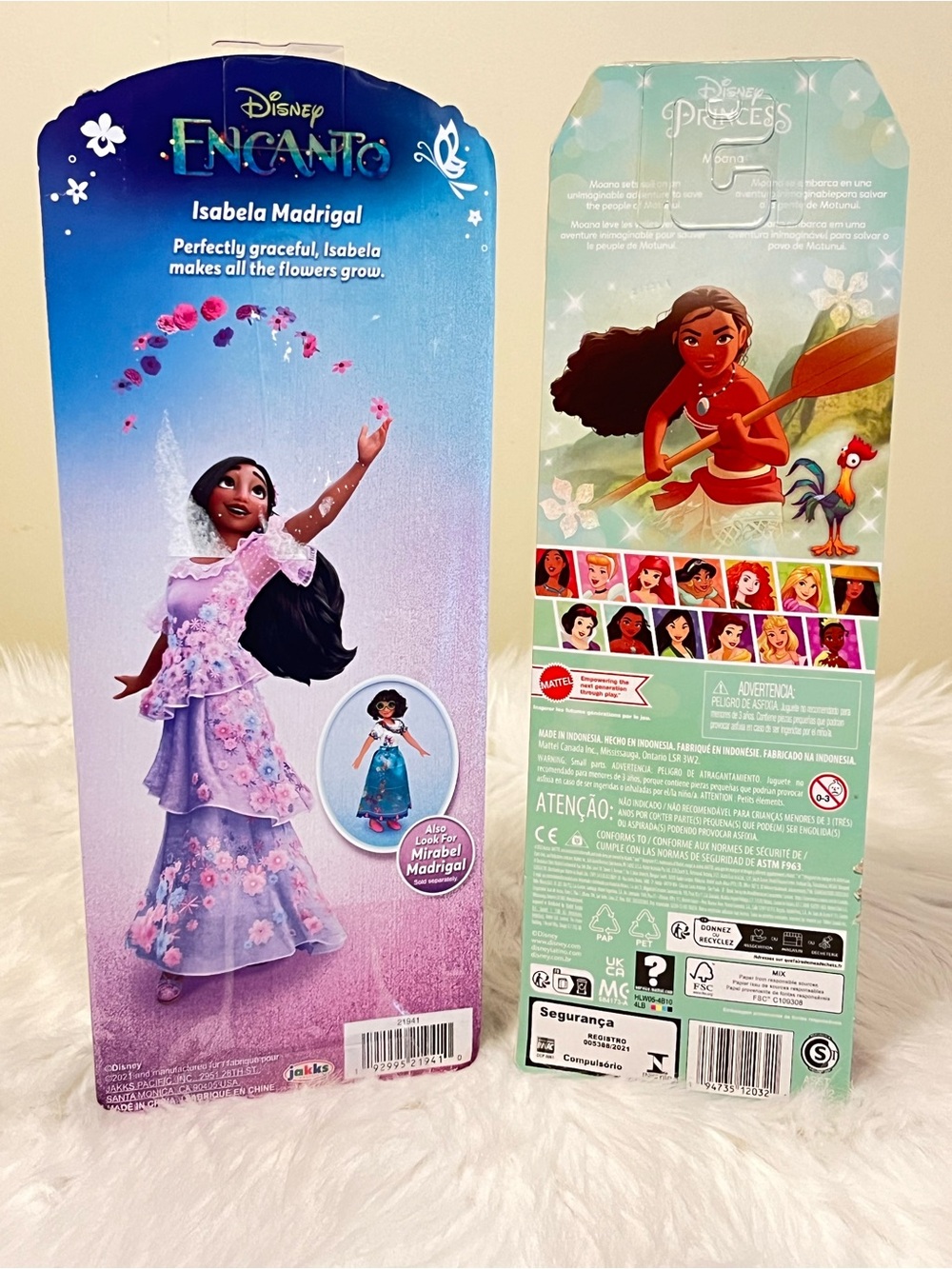 Disney Moana & Encanto Isabela 11” Doll Set, 2-Piece Gift Duo NWT - Picture 2 of 9